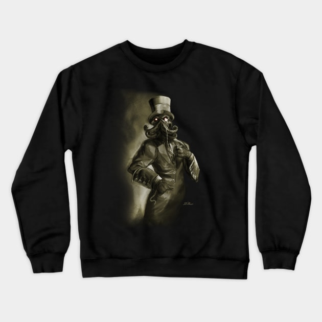 Dapper Cthulhu Crewneck Sweatshirt by DanielBDemented